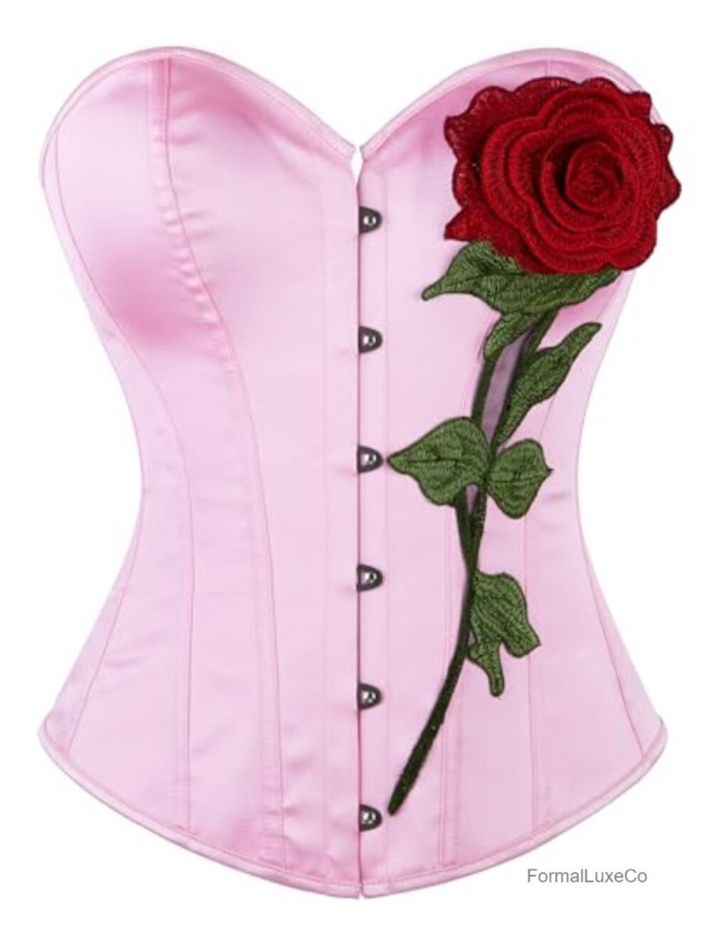 Women's Breathable Mesh Corset Top Satin Overbust Lace Up Waist Trainer
